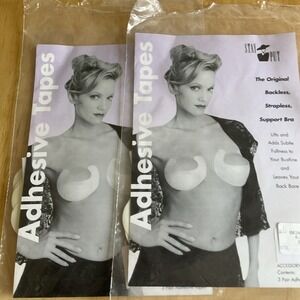 Vintage Stay Put Adhesive Tapes 3 Packs Each New 2